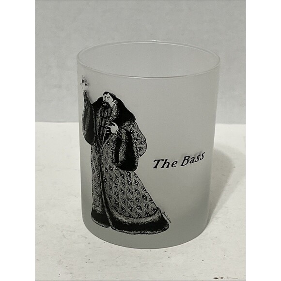 EDWARD GOREY ROCKS GLASS METROPOLITAN OPERA THE BASS SCENE RARE HTF - Picture 1 of 5